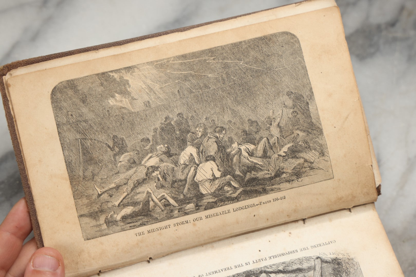 Lot 298 - "Life And Death In Rebel Prisons" Antique Civil War History Book By Robert H. Kellogg, Published By L. Stebbins, Hartford, Connecticut, 1865