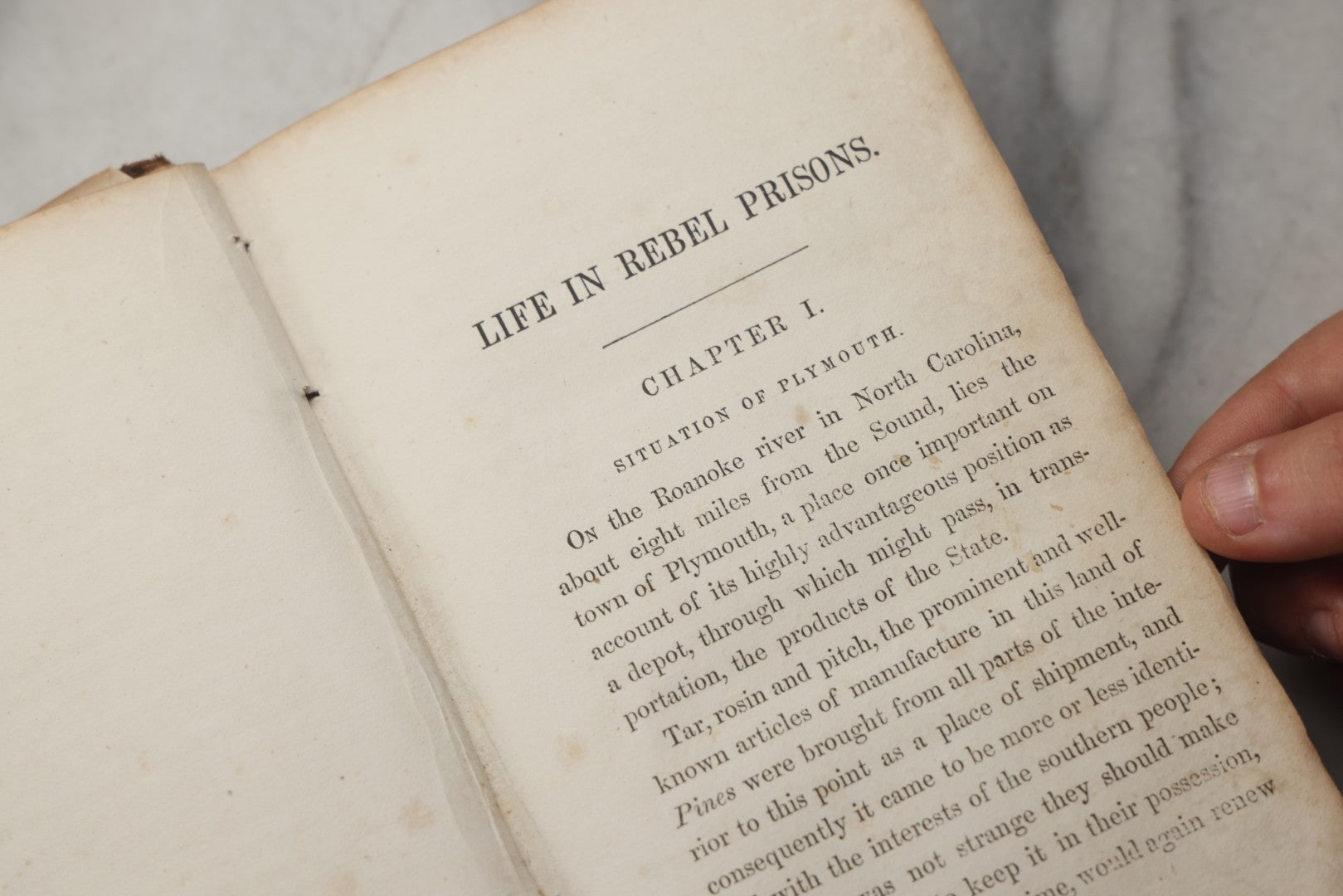 Lot 298 - "Life And Death In Rebel Prisons" Antique Civil War History Book By Robert H. Kellogg, Published By L. Stebbins, Hartford, Connecticut, 1865