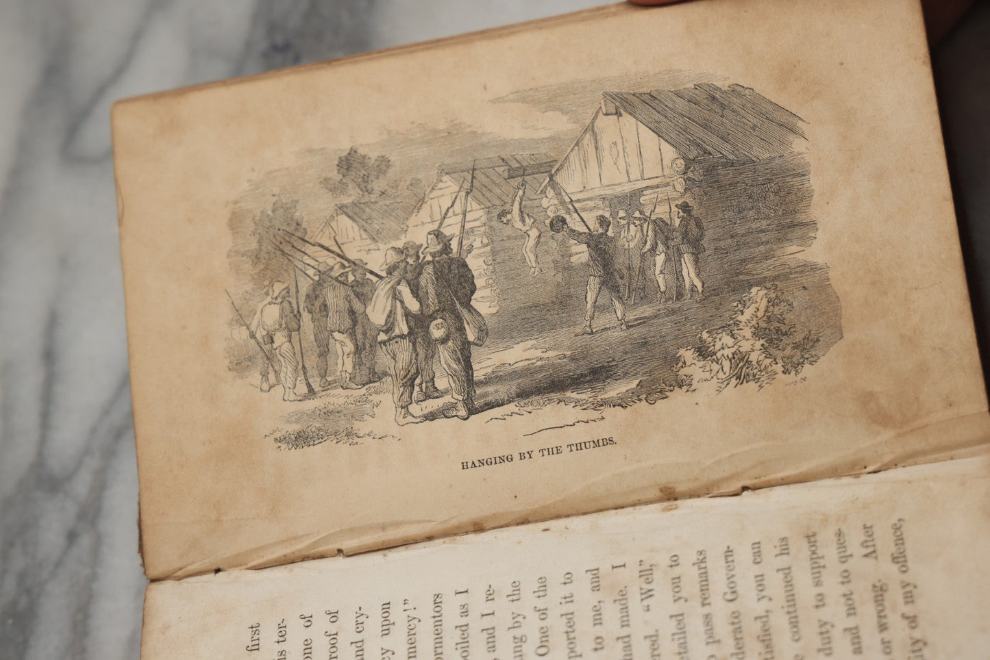 Lot 298 - "Life And Death In Rebel Prisons" Antique Civil War History Book By Robert H. Kellogg, Published By L. Stebbins, Hartford, Connecticut, 1865