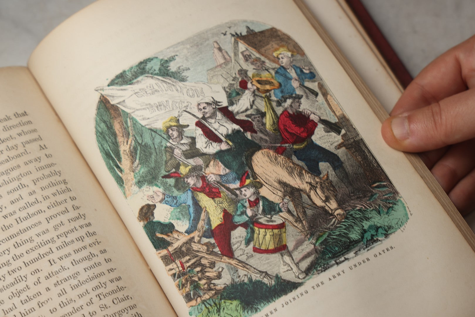 Lot 300 - "The Illustrated Life Of Washington" Antique Biography By Hon. J.T. Headley With Hand Colored Illustrations And Fold Out Map, Published By G. & F. Bill, New York, 1860