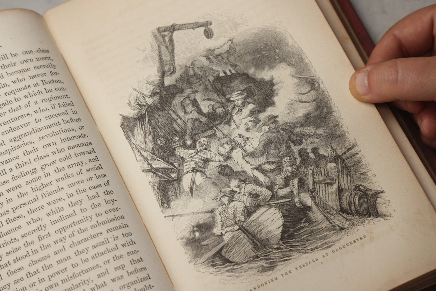 Lot 300 - "The Illustrated Life Of Washington" Antique Biography By Hon. J.T. Headley With Hand Colored Illustrations And Fold Out Map, Published By G. & F. Bill, New York, 1860