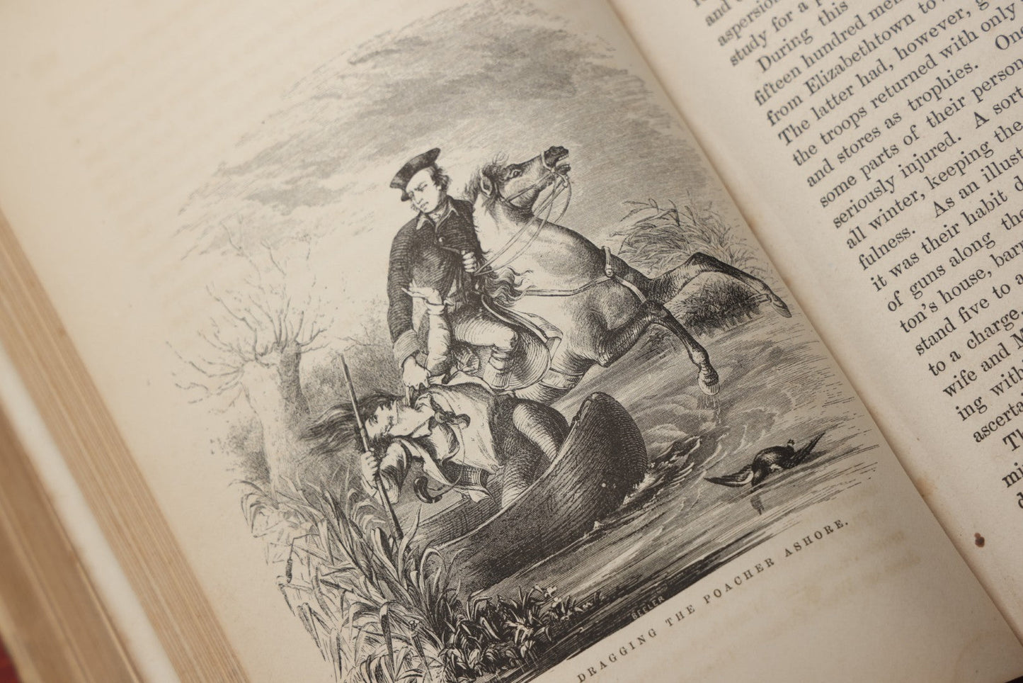 Lot 300 - "The Illustrated Life Of Washington" Antique Biography By Hon. J.T. Headley With Hand Colored Illustrations And Fold Out Map, Published By G. & F. Bill, New York, 1860