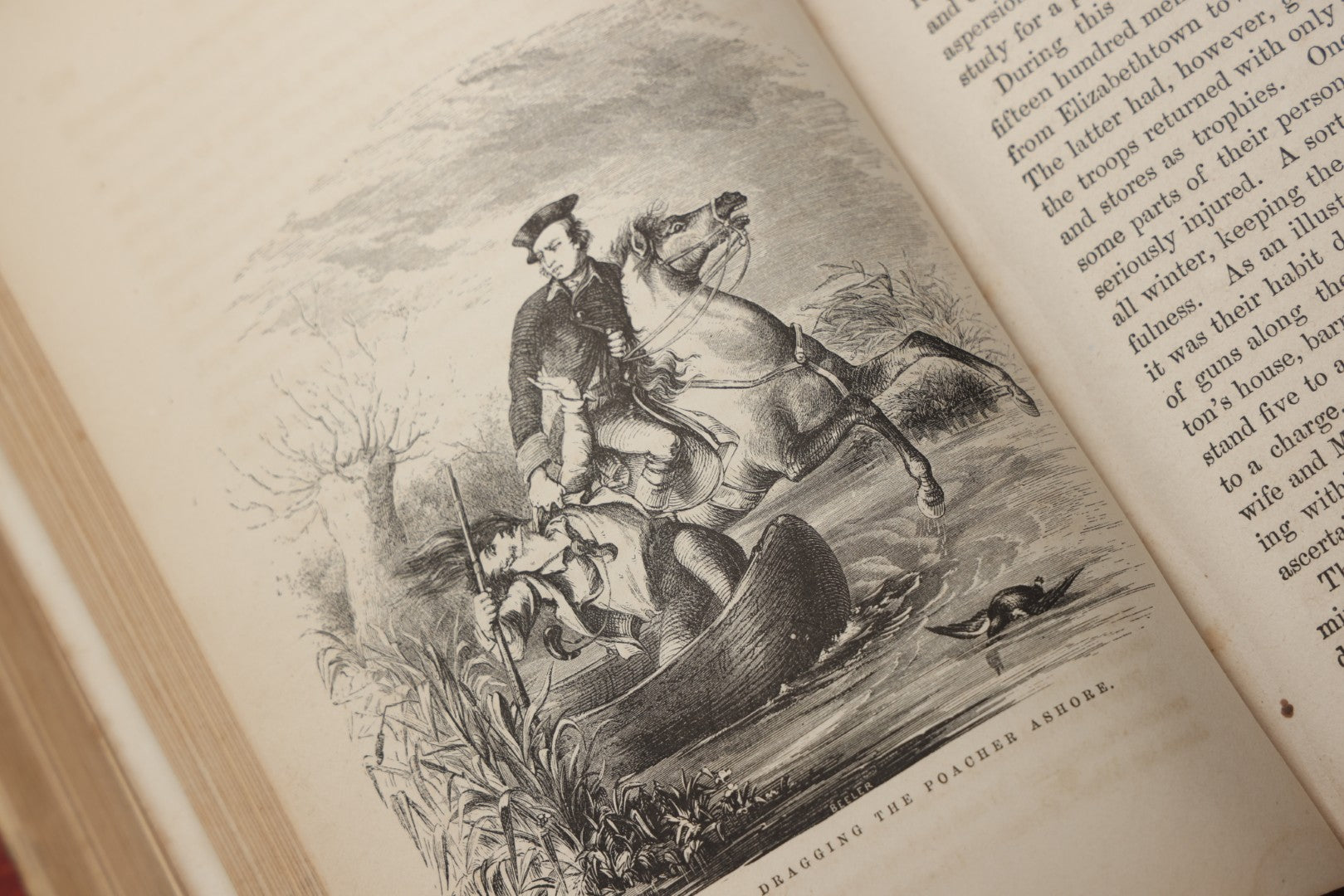 Lot 300 - "The Illustrated Life Of Washington" Antique Biography By Hon. J.T. Headley With Hand Colored Illustrations And Fold Out Map, Published By G. & F. Bill, New York, 1860