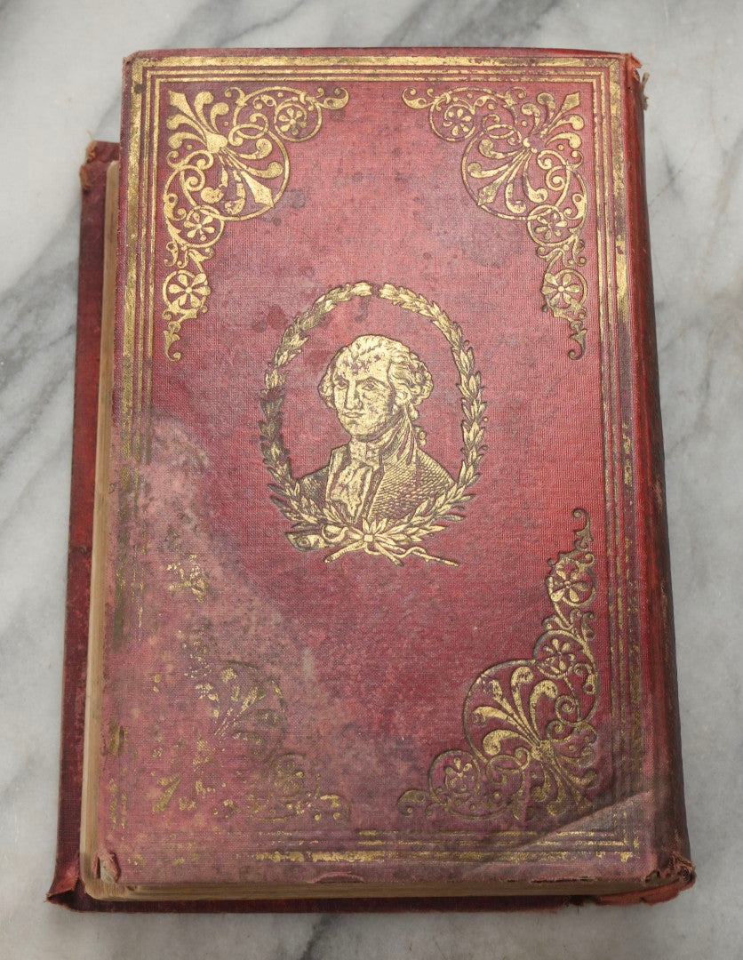 Lot 300 - "The Illustrated Life Of Washington" Antique Biography By Hon. J.T. Headley With Hand Colored Illustrations And Fold Out Map, Published By G. & F. Bill, New York, 1860