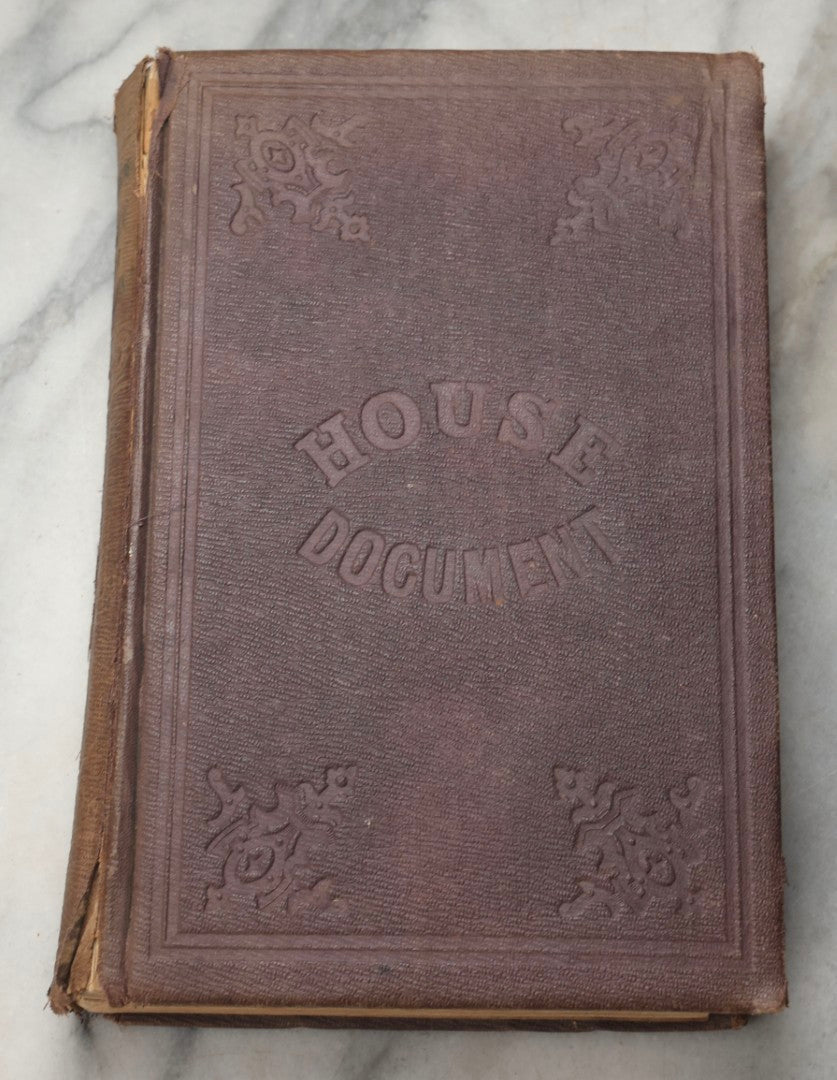 Lot 302 - "Exploration Of The Valley Of The Amazon" Antique U.S. Government Report By Wm. Lewis Herndon And Lardner Gibbon, Published By Robert Armstrong, Public Printer, Washington, 1854