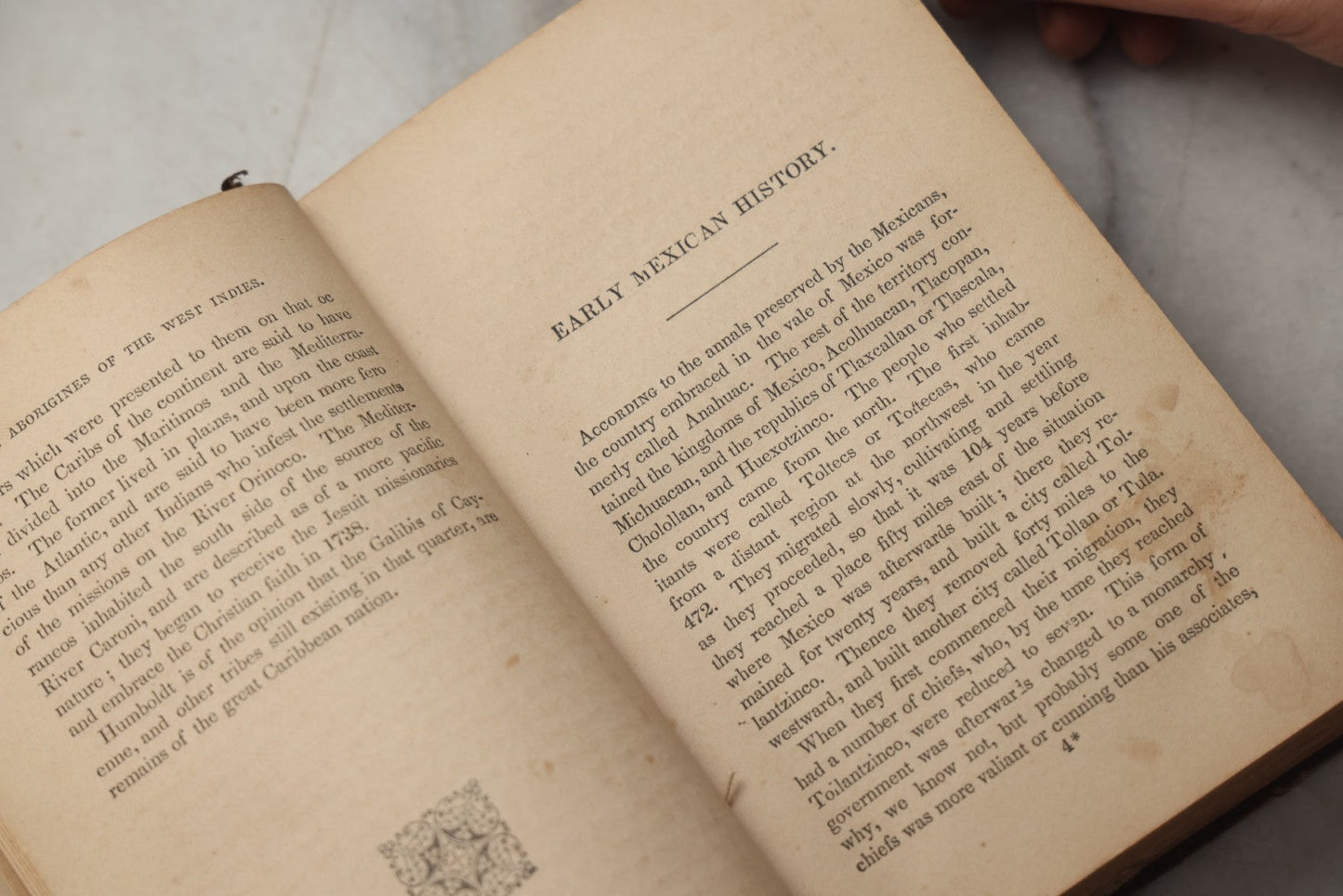 Lot 303 - "History Of The Indians Of North And South America" Antique History Book By Samuel Griswold Goodrich (Author Of Peter Parley's Tales), Published By Geo. C. Rand, Cornhill, Wm. J. Reynolds And Company, Boston, 1855