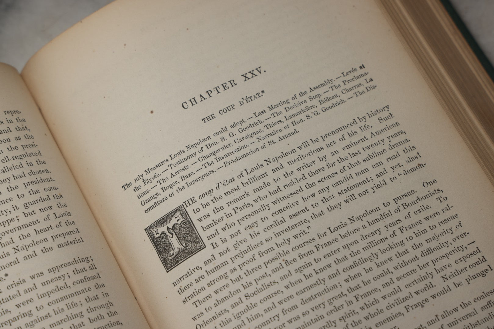 Lot 305 - "The History Of Napoleon III, Emperor Of The French" Antique Illustrated Biography Book By John S. C. Abbott, Published By B. B. Russell, Boston, 1873, With Gilt Bust Of Napoleon On Cover And Gilt Lettering On Spine