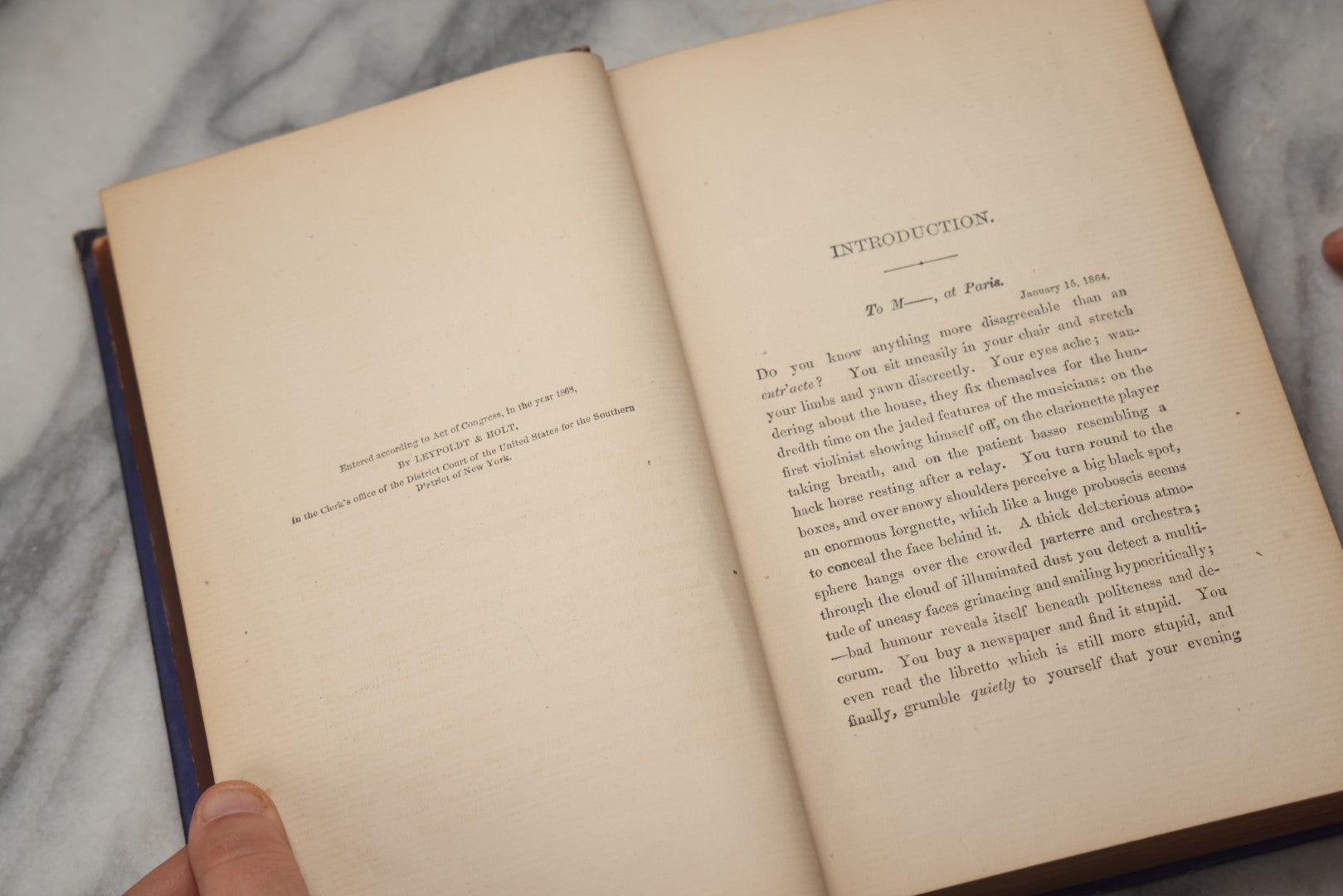 Lot 308 - "Italy, Rome And Naples" Antique Travel Book From The French Of H. Taine, Translated By J. Durand, Published By Holt & Williams, New York, 1872, With Gilt Illustration Of The Colosseum On Front Cover