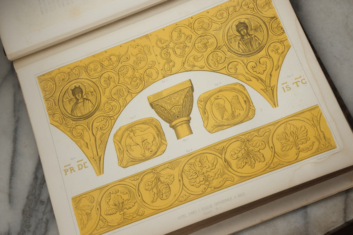 Lot 311 - "L'Architecture Du Ve Au Xviie Siècle Et Les Arts Qui En Dépendent" Antique Large Format French Architecture Book By Jules Gailhabaud, Published In Paris, 1856, Note Condition Issues
