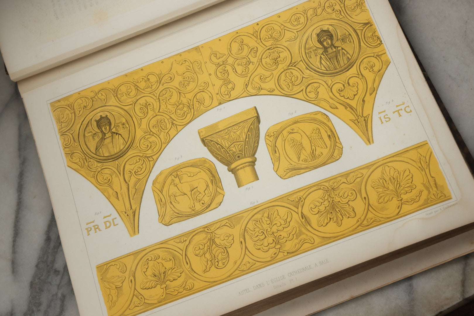 Lot 311 - "L'Architecture Du Ve Au Xviie Siècle Et Les Arts Qui En Dépendent" Antique Large Format French Architecture Book By Jules Gailhabaud, Published In Paris, 1856, Note Condition Issues
