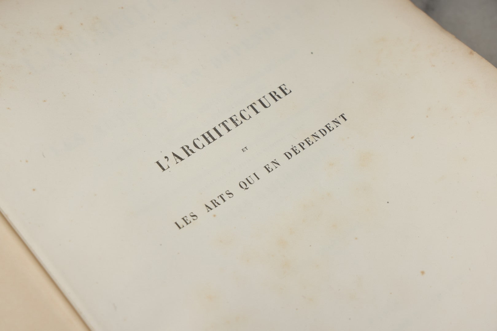 Lot 311 - "L'Architecture Du Ve Au Xviie Siècle Et Les Arts Qui En Dépendent" Antique Large Format French Architecture Book By Jules Gailhabaud, Published In Paris, 1856, Note Condition Issues