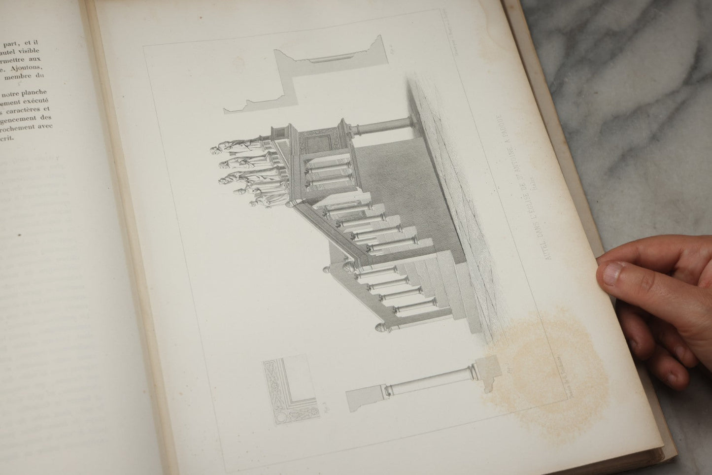 Lot 311 - "L'Architecture Du Ve Au Xviie Siècle Et Les Arts Qui En Dépendent" Antique Large Format French Architecture Book By Jules Gailhabaud, Published In Paris, 1856, Note Condition Issues