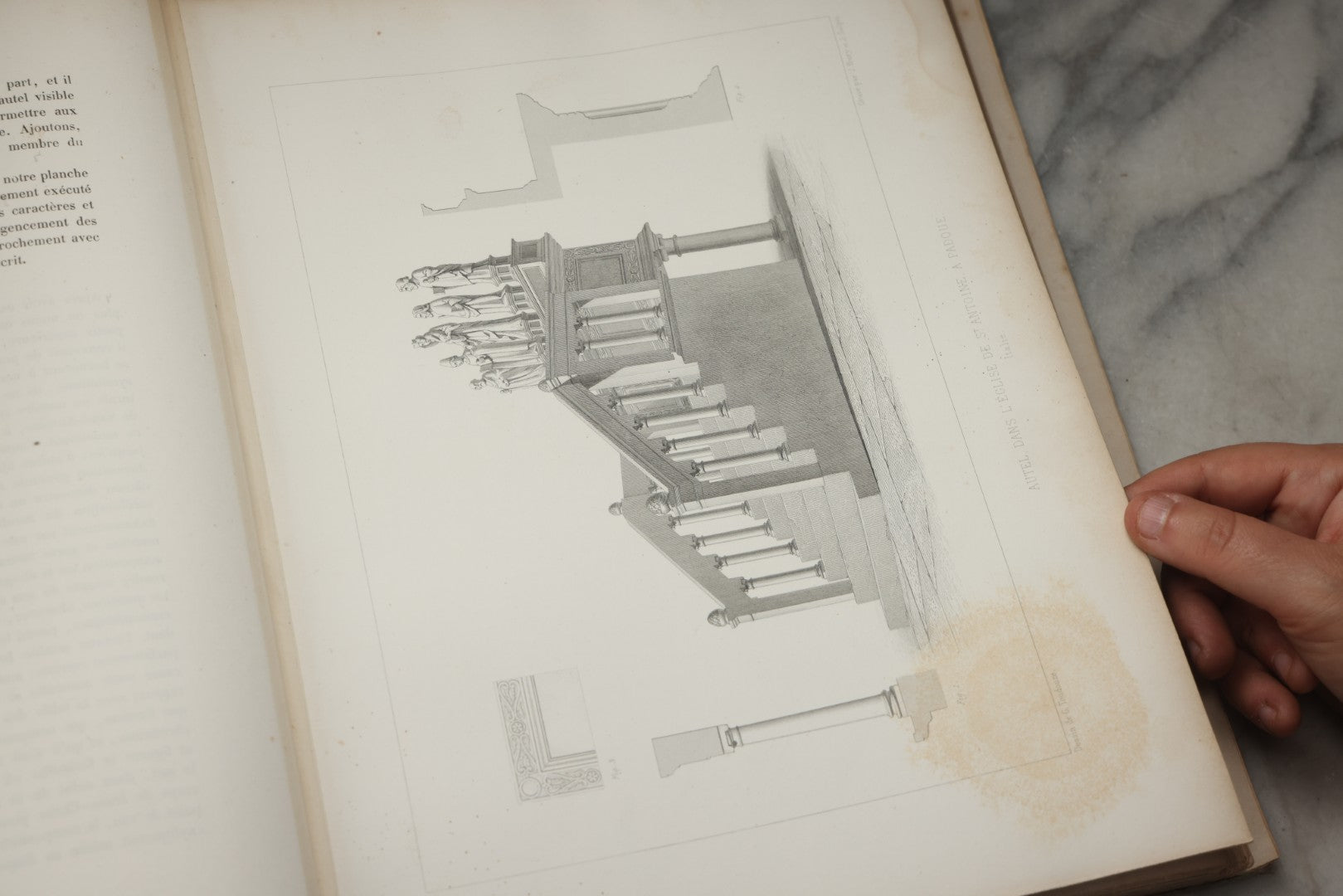 Lot 311 - "L'Architecture Du Ve Au Xviie Siècle Et Les Arts Qui En Dépendent" Antique Large Format French Architecture Book By Jules Gailhabaud, Published In Paris, 1856, Note Condition Issues