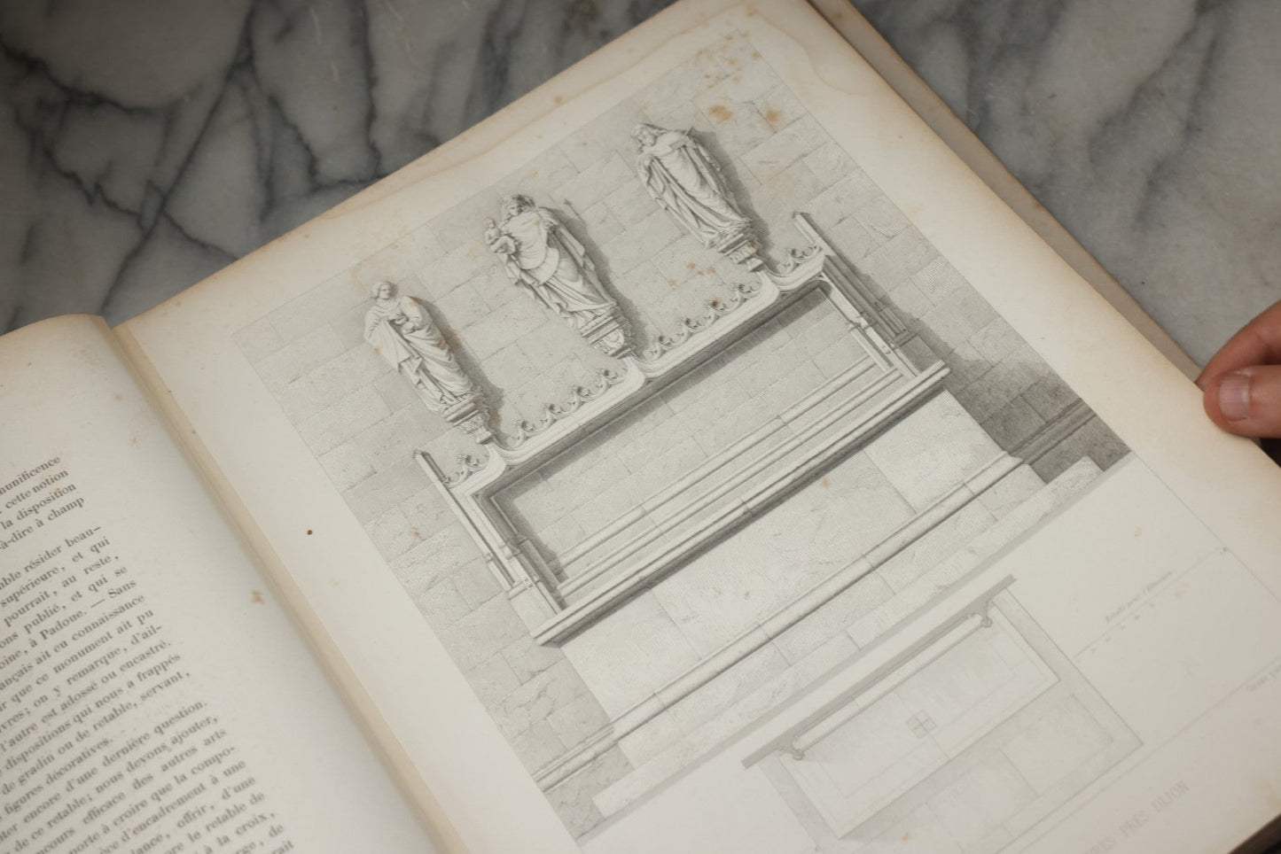 Lot 311 - "L'Architecture Du Ve Au Xviie Siècle Et Les Arts Qui En Dépendent" Antique Large Format French Architecture Book By Jules Gailhabaud, Published In Paris, 1856, Note Condition Issues