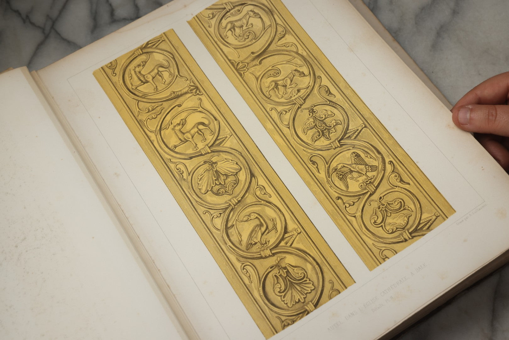 Lot 311 - "L'Architecture Du Ve Au Xviie Siècle Et Les Arts Qui En Dépendent" Antique Large Format French Architecture Book By Jules Gailhabaud, Published In Paris, 1856, Note Condition Issues