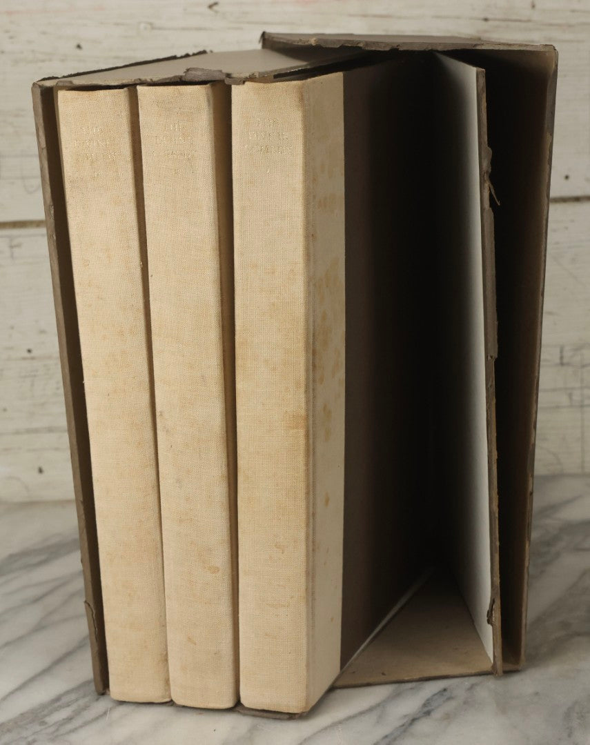 Lot 313 - "The Divine Comedy" Vintage Three-Volume Illustrated Box Set By Dante Alighieri, Translated By Thomas G. Bergin And Illustrated By Leonard Baskin, Published By Grossman Publishers, New York, 1969