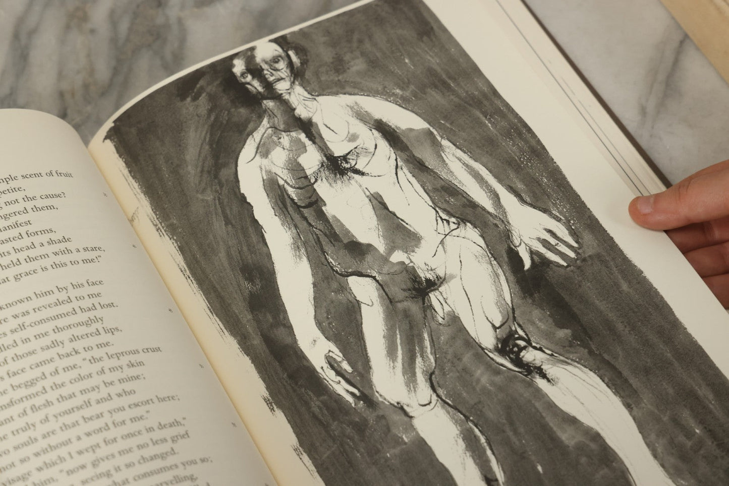 Lot 313 - "The Divine Comedy" Vintage Three-Volume Illustrated Box Set By Dante Alighieri, Translated By Thomas G. Bergin And Illustrated By Leonard Baskin, Published By Grossman Publishers, New York, 1969
