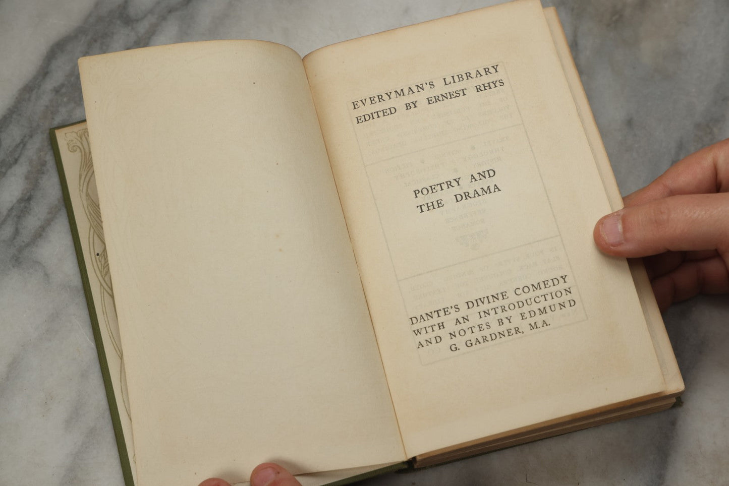 Lot 314 - “The Vision Of Dante” Antique Book By Dante Alighieri, Everyman's Library, J. M. Dent & Sons, London / E. P. Dutton & Co., New York, 1915