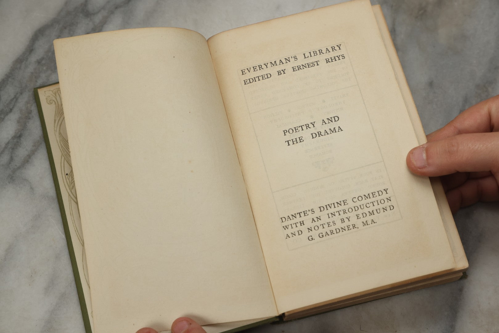 Lot 314 - “The Vision Of Dante” Antique Book By Dante Alighieri, Everyman's Library, J. M. Dent & Sons, London / E. P. Dutton & Co., New York, 1915