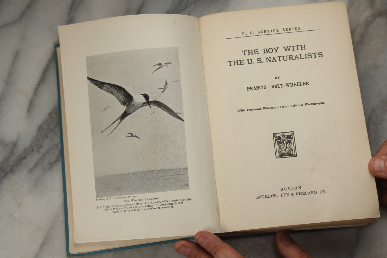 Lot 316 - "The Boy With The U.S. Naturalists" Antique Illustrated Adventure Book By Francis Rolt-Wheeler, Published By Lothrop, Lee & Shepard Co., Boston, 1918