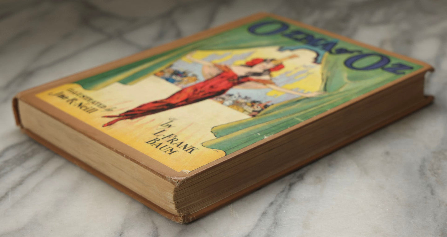 Lot 317 - "Ozma Of Oz" Antique Illustrated Fantasy Book By L. Frank Baum, Illustrated By John R. Neill, Published By The Reilly & Lee Co., Chicago, 1907