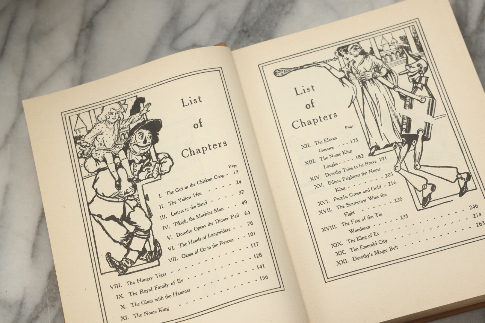 Lot 317 - "Ozma Of Oz" Antique Illustrated Fantasy Book By L. Frank Baum, Illustrated By John R. Neill, Published By The Reilly & Lee Co., Chicago, 1907