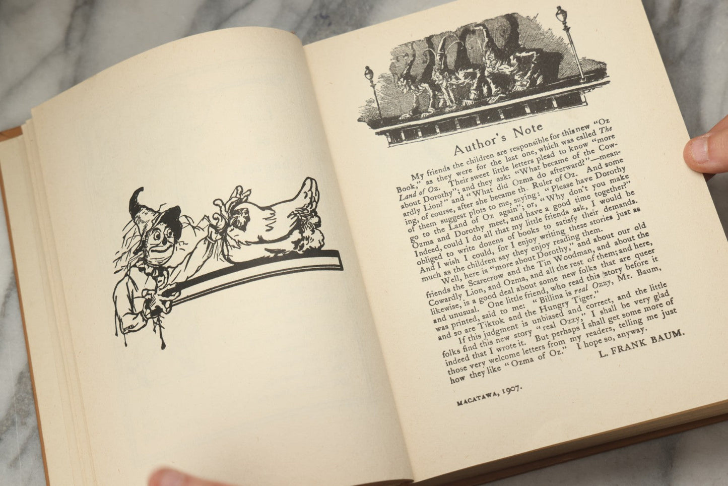 Lot 317 - "Ozma Of Oz" Antique Illustrated Fantasy Book By L. Frank Baum, Illustrated By John R. Neill, Published By The Reilly & Lee Co., Chicago, 1907