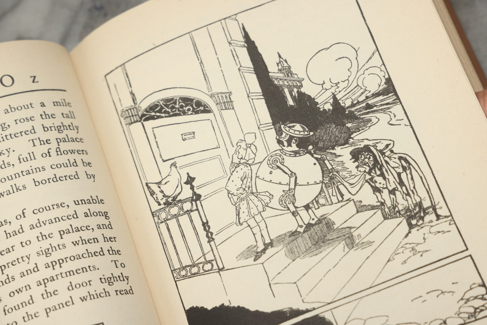 Lot 317 - "Ozma Of Oz" Antique Illustrated Fantasy Book By L. Frank Baum, Illustrated By John R. Neill, Published By The Reilly & Lee Co., Chicago, 1907