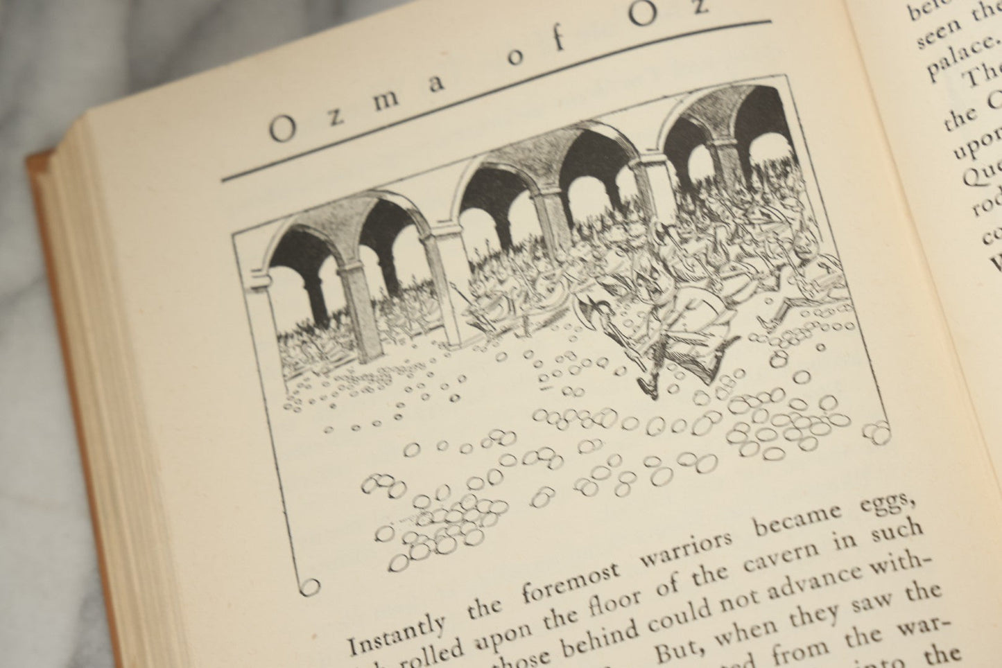 Lot 317 - "Ozma Of Oz" Antique Illustrated Fantasy Book By L. Frank Baum, Illustrated By John R. Neill, Published By The Reilly & Lee Co., Chicago, 1907