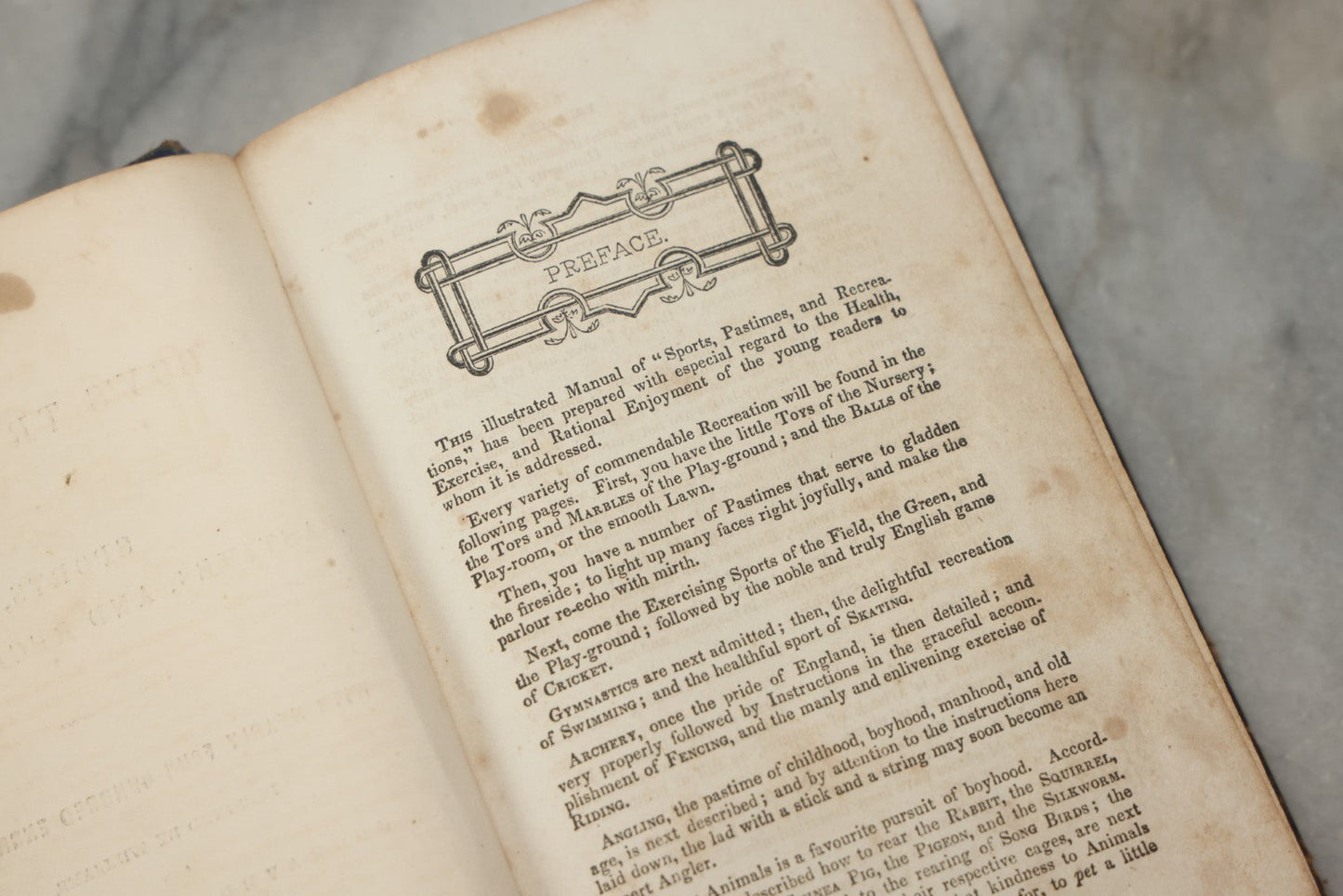 Lot 319 - "The Boy's Treasury Of Sports, Pastimes, And Recreations" Antique Illustrated Book, Designed By Williams And Engraved By Gilbert, Published By Clark, Austin & Smith, New York, 1854