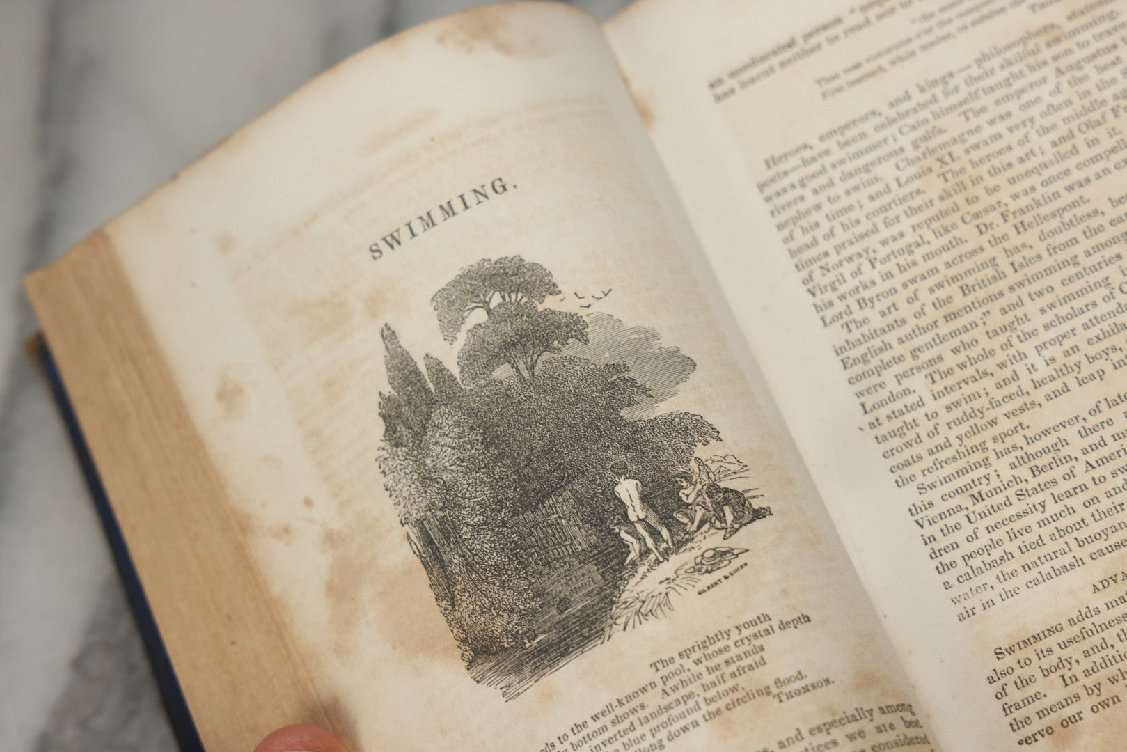 Lot 319 - "The Boy's Treasury Of Sports, Pastimes, And Recreations" Antique Illustrated Book, Designed By Williams And Engraved By Gilbert, Published By Clark, Austin & Smith, New York, 1854
