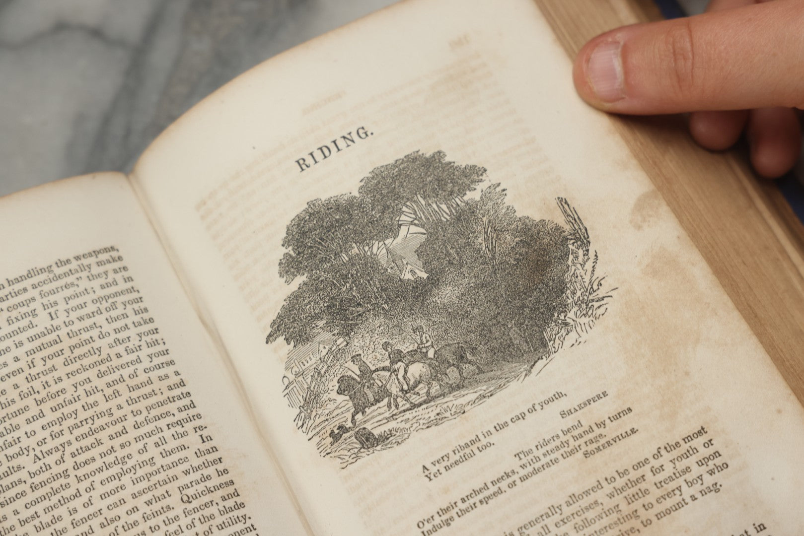 Lot 319 - "The Boy's Treasury Of Sports, Pastimes, And Recreations" Antique Illustrated Book, Designed By Williams And Engraved By Gilbert, Published By Clark, Austin & Smith, New York, 1854