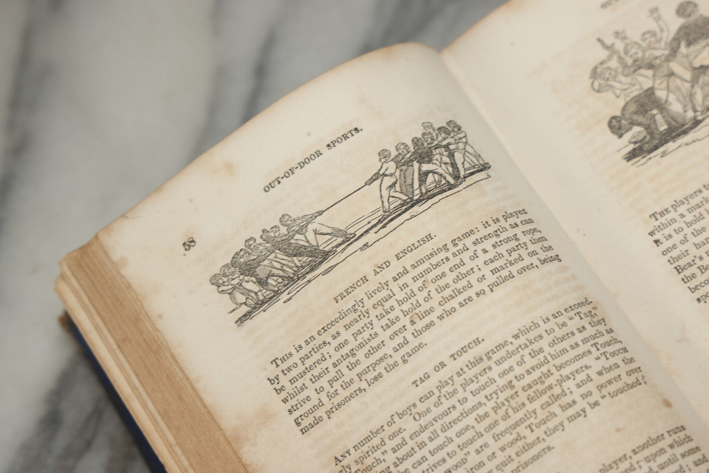 Lot 319 - "The Boy's Treasury Of Sports, Pastimes, And Recreations" Antique Illustrated Book, Designed By Williams And Engraved By Gilbert, Published By Clark, Austin & Smith, New York, 1854