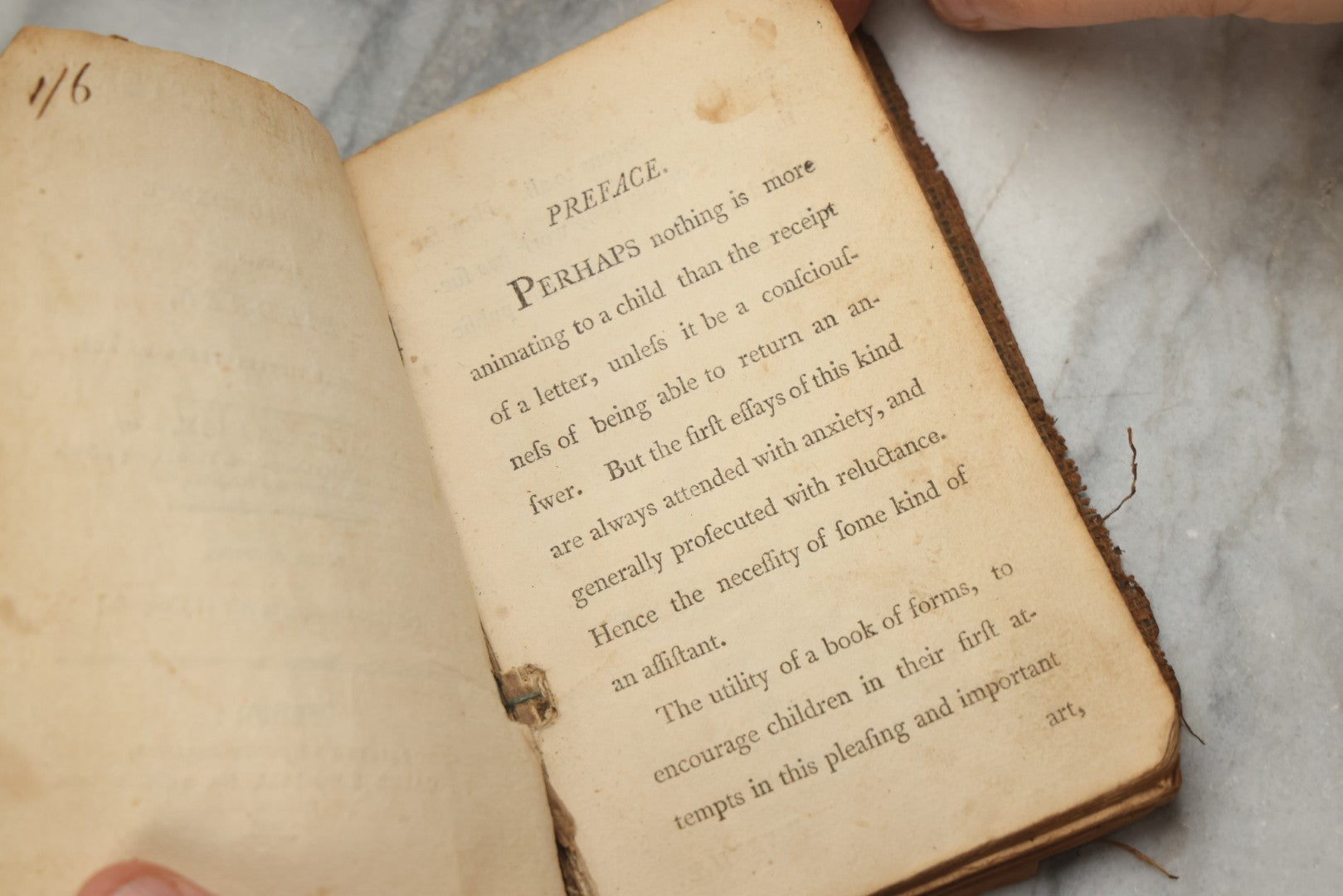 Lot 320 - "Juvenile Letters; Being A Correspondence Between Children, From Eight To Fifteen Years Of Age" Antique Book Of Collected Letters By Caleb Bingham, A.M., Printed By David Carlisle For Caleb Bingham, Boston, 1805
