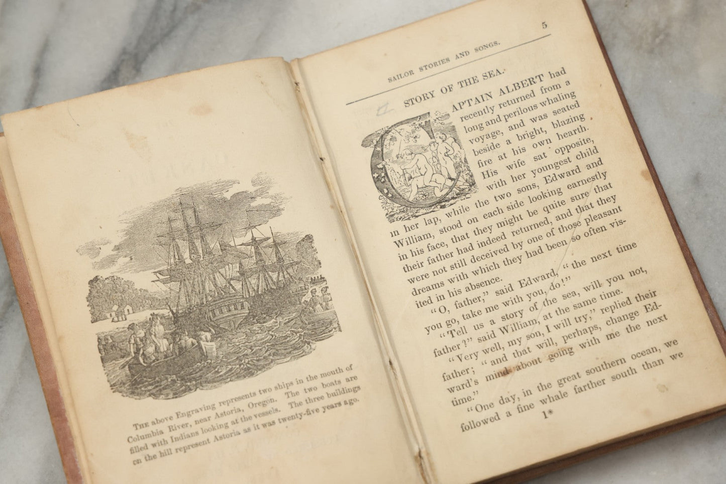Lot 321 - "The Casket For Boys And Girls" Antique Illustrated Children's Story And Poetry Book, Published By Rufus Merrill, Concord, New Hampshire, 1853