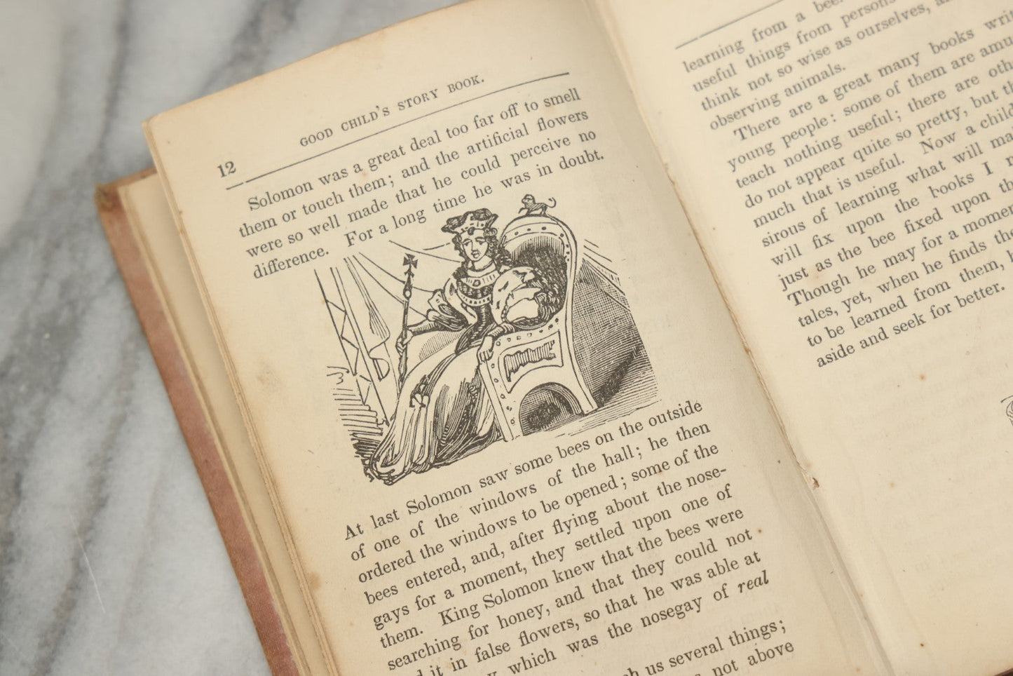 Lot 321 - "The Casket For Boys And Girls" Antique Illustrated Children's Story And Poetry Book, Published By Rufus Merrill, Concord, New Hampshire, 1853