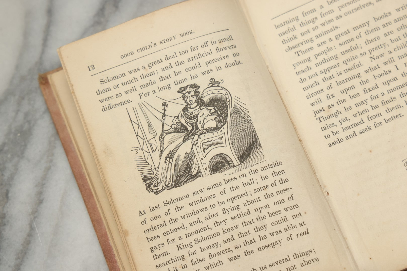Lot 321 - "The Casket For Boys And Girls" Antique Illustrated Children's Story And Poetry Book, Published By Rufus Merrill, Concord, New Hampshire, 1853