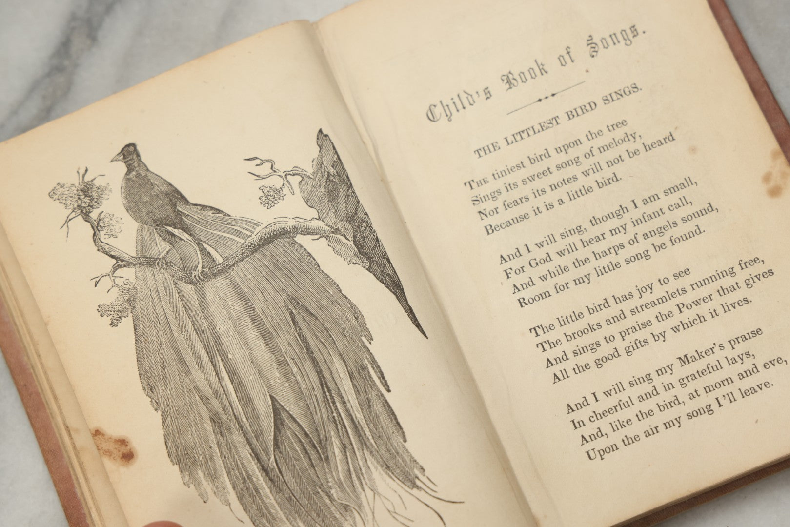 Lot 321 - "The Casket For Boys And Girls" Antique Illustrated Children's Story And Poetry Book, Published By Rufus Merrill, Concord, New Hampshire, 1853