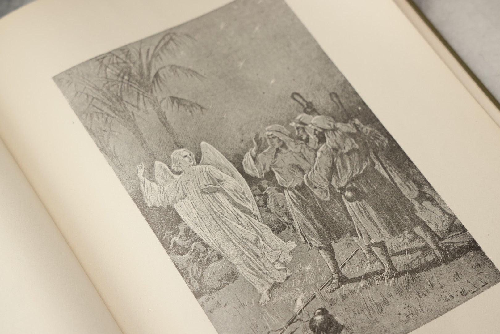 Lot 322 - "Vid Juletid" Antique Swedish Illustrated Christmas Poetry Book By C. D. Af Wirsén, Illustrated By Jenny Nyström, Published By The Engberg-Holmberg Publishing Co., Chicago, Undated, With Gilt And Silver Cover Designs Featuring Three Wise Men