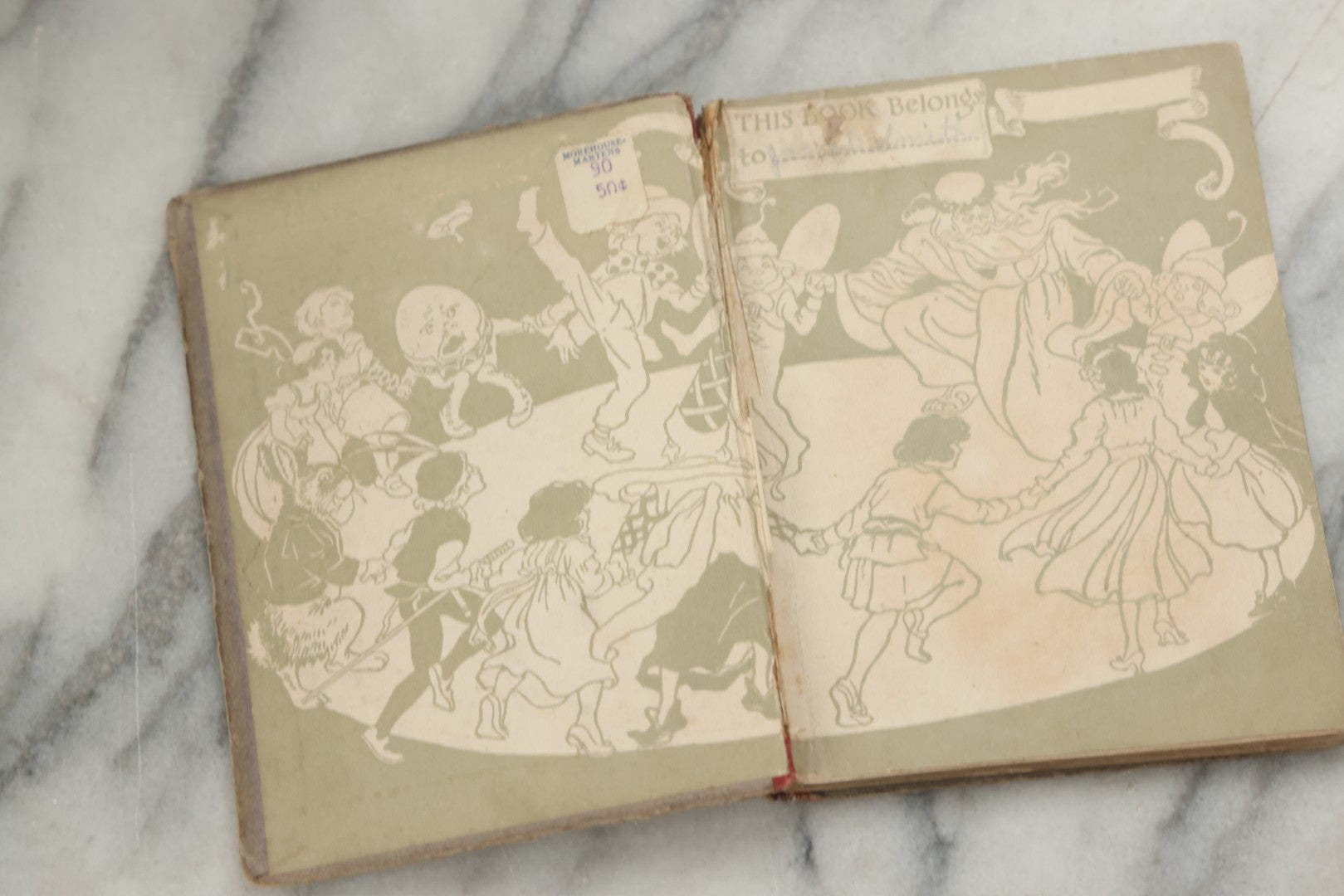 Lot 324 - "When Peter Rabbit Went A-Fishing" Antique Children's Book By Linda Stevens Almond, Illustrated By Margaret Campbell Hoopes, Part Of Altemus' Peter Rabbit Series, Published By Henry Altemus Company, Philadelphia, 1923