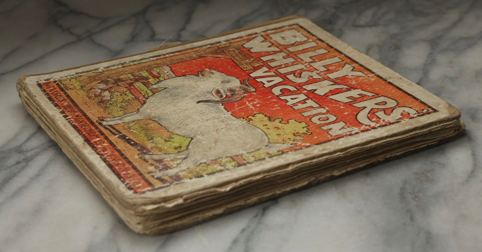 Lot 325 - "Billy Whiskers' Vacation" Antique Children's Book By Francis Trego Montgomery, Illustrated By Hugo Van Hofsten, Note Poor Condition