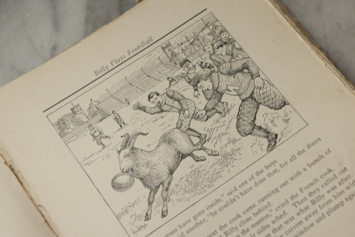 Lot 325 - "Billy Whiskers' Vacation" Antique Children's Book By Francis Trego Montgomery, Illustrated By Hugo Van Hofsten, Note Poor Condition