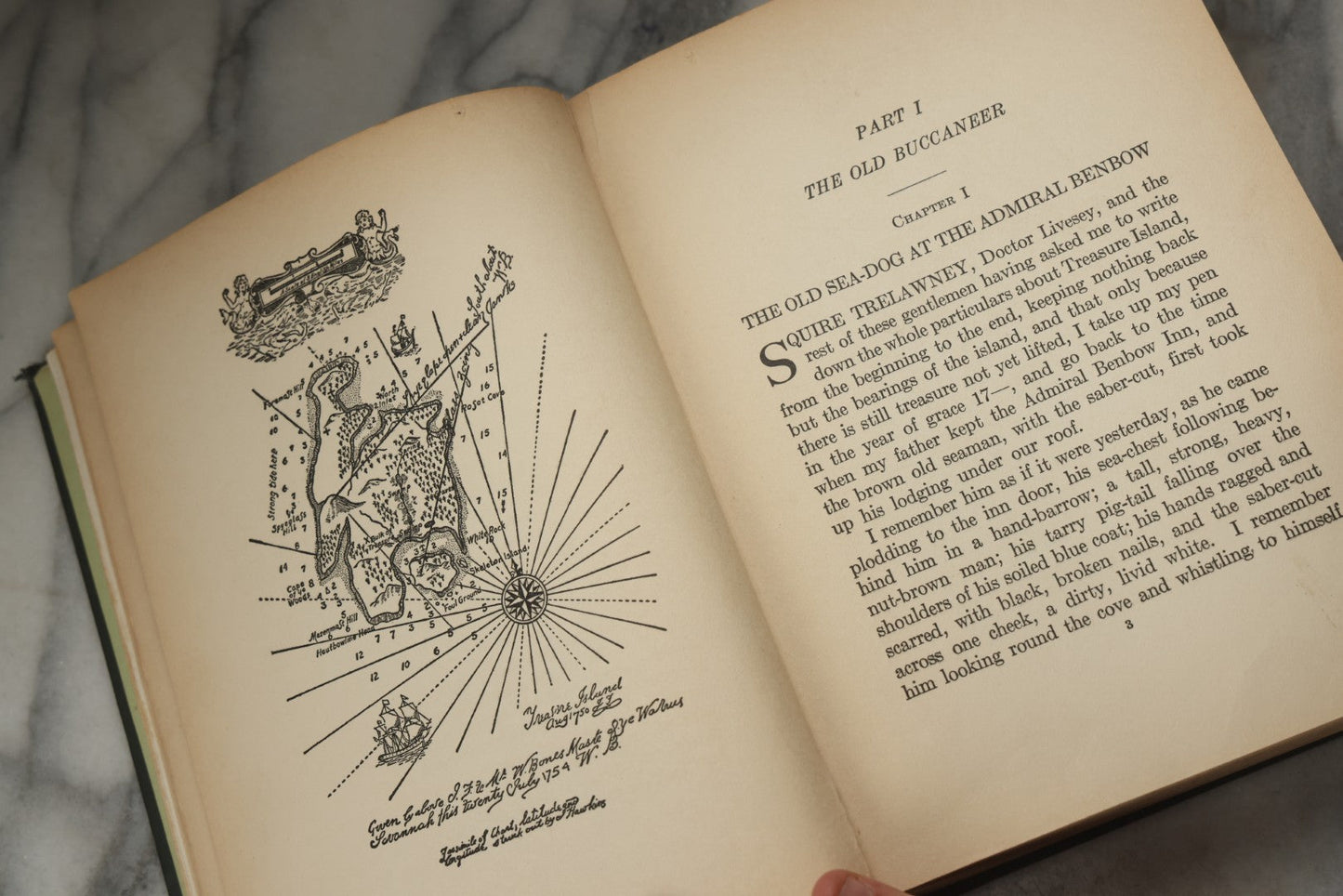 Lot 329 - "Treasure Island" Antique Illustrated Adventure Book By Robert Louis Stevenson, With Introduction And Notes By Gilbert Sykes Blakely, Illustrated By Frank Godwin, Published By The John C. Winston Co., Philadelphia, 1924