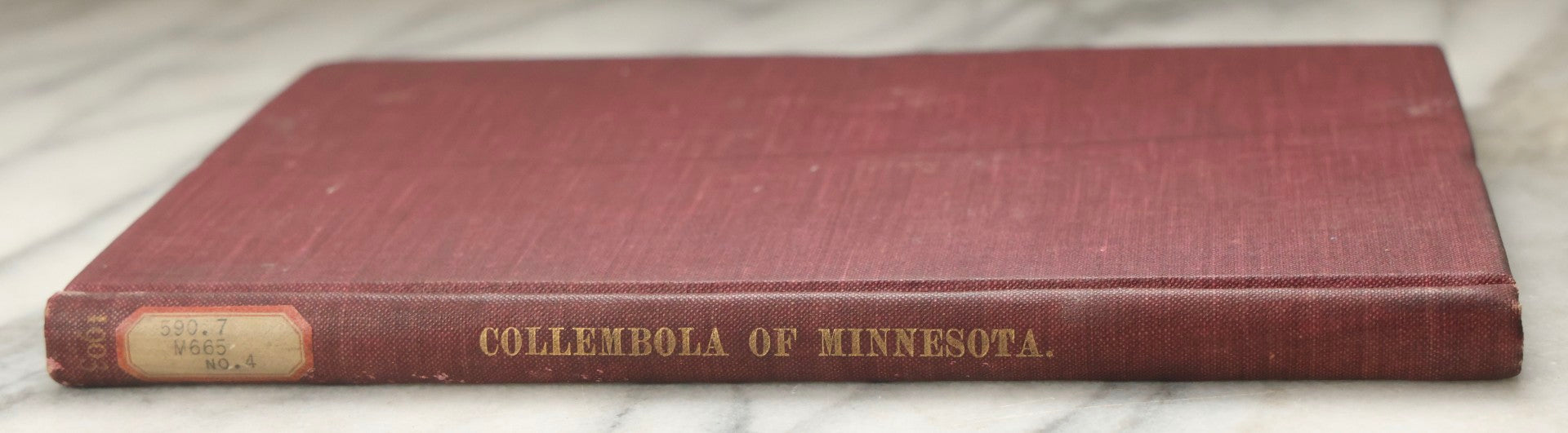 Lot 332 - "The Collembola Of Minnesota" Antique Entomological Scientific Monograph On Springtails (Hexapods) By Joseph E. Guthrie, M.S., Edited By Henry F. Nachtrieb, Published By The Geological And Natural History Survey Of Minnesota, March 1903