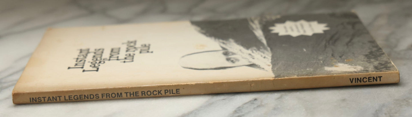 Lot 333 - "Instant Legends From The Rock Pile Vintage New Hampshire Mount Washington Memoir By Lee Vincent, Printed By New England History Press, 1975