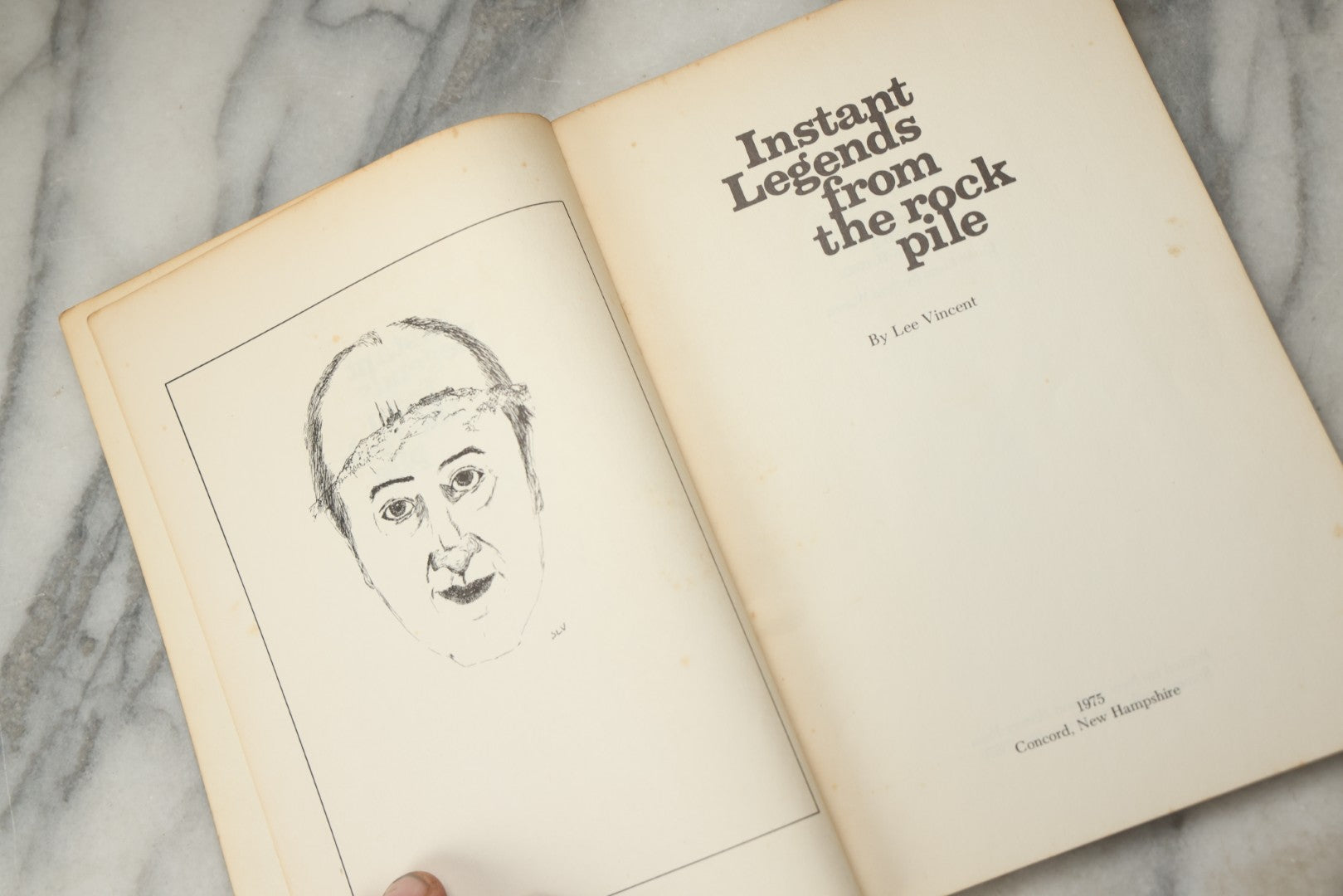 Lot 333 - "Instant Legends From The Rock Pile Vintage New Hampshire Mount Washington Memoir By Lee Vincent, Printed By New England History Press, 1975