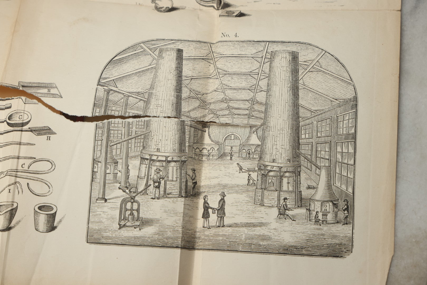 Lot 334 - "Reminiscences Of Glass-Making" Antique Industrial History Book By Deming Jarves, Published By Hurd And Houghton, New York, 1865