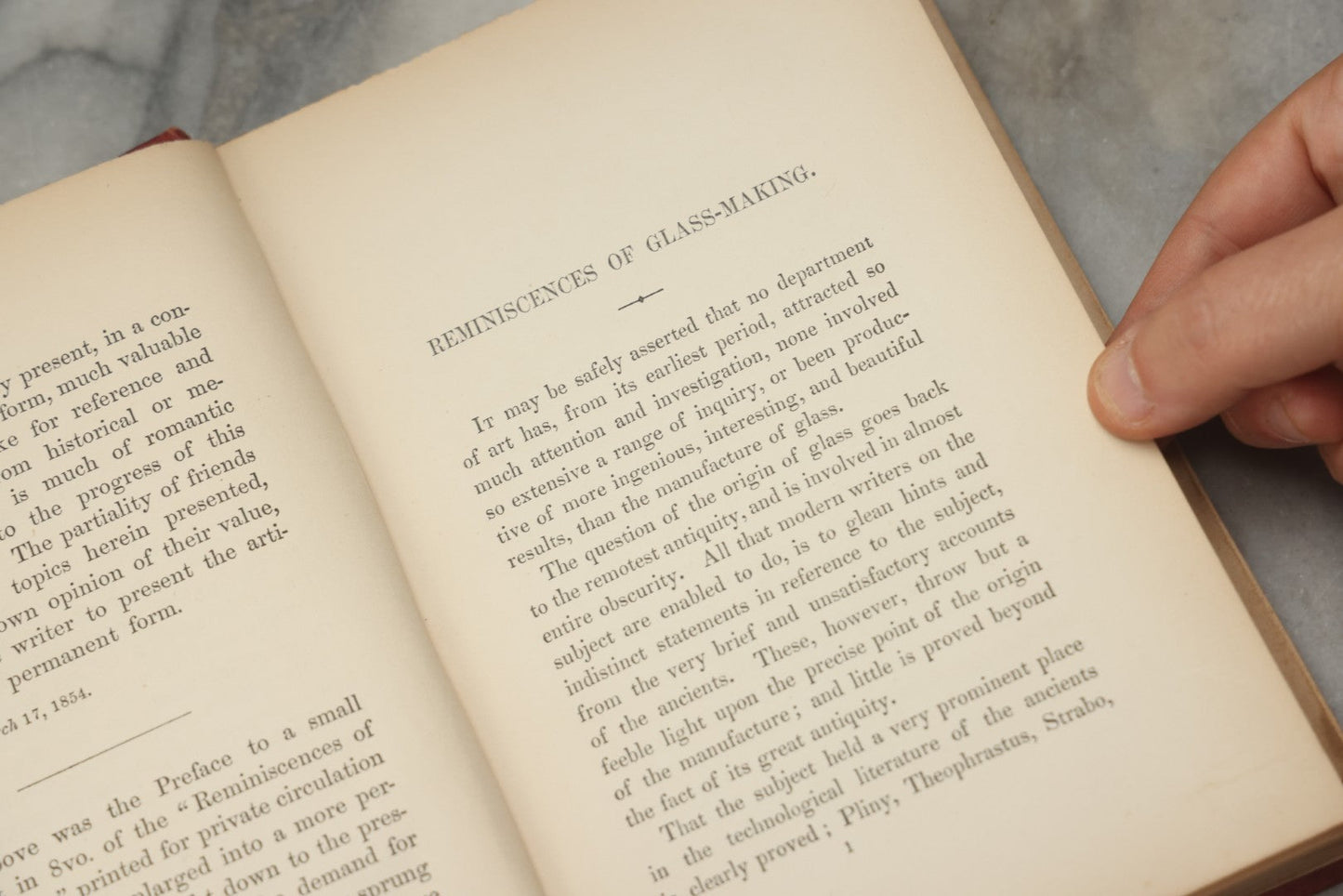 Lot 334 - "Reminiscences Of Glass-Making" Antique Industrial History Book By Deming Jarves, Published By Hurd And Houghton, New York, 1865