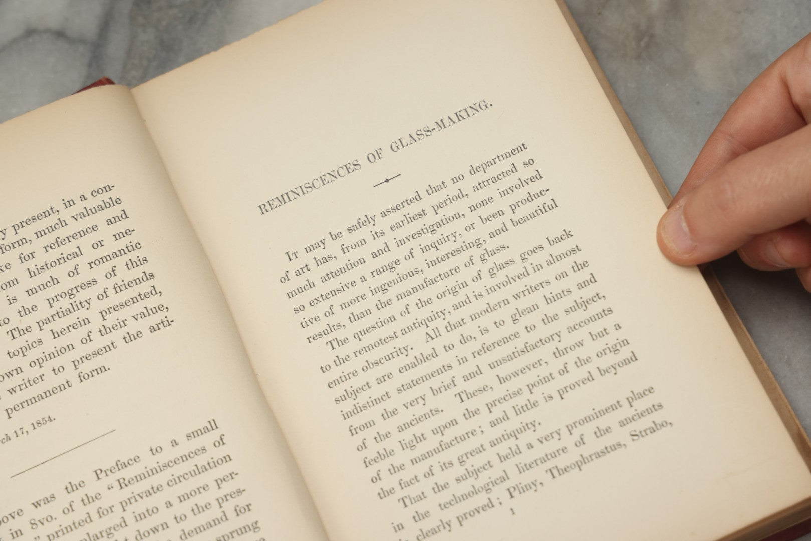 Lot 334 - "Reminiscences Of Glass-Making" Antique Industrial History Book By Deming Jarves, Published By Hurd And Houghton, New York, 1865
