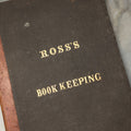 Lot 335 - "Ross's Book-Keeping, Or A Practical System Of Double Entry Book-Keeping" Antique Instructional Business Book By Wm. P. M. Ross, Published By G. B. Zieber And Co., Philadelphia, 1847